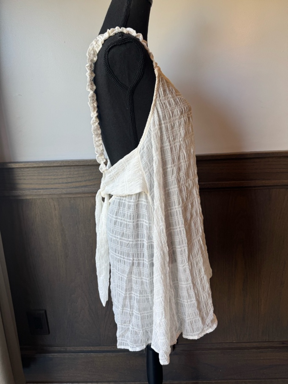 wild fable Cream Gauze Swim Coverup Dress XL NWT - Picture 4 of 6